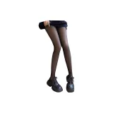 [С вырезом под пятку] Прозрачный Черный 1 Упаковка