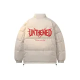 Абрикосовый хлопковый пуховик