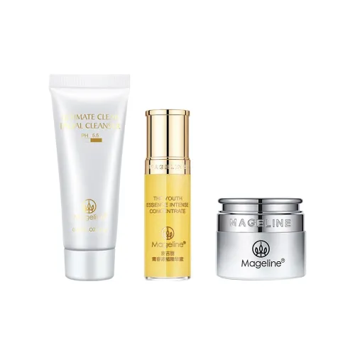 MAGELINE Очищающее средство 15 г + Юность Концентрированная Эссенция 5 мл + Чудо Фейс-крем 5 г
