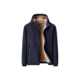 Темно-синий, флисовая подкладка