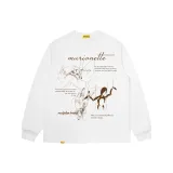 Белая рубашка с длинными рукавами