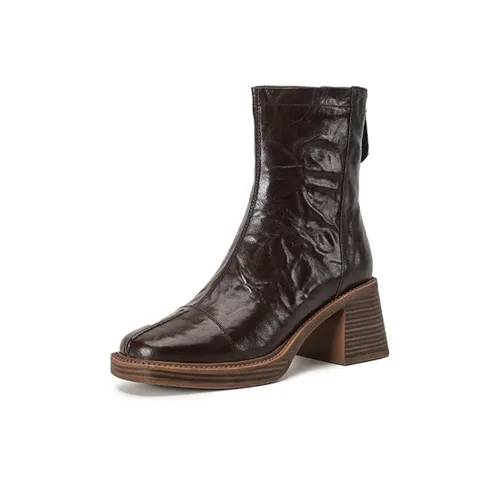 ZIXIAO Ботильоны Средний каблук Женские