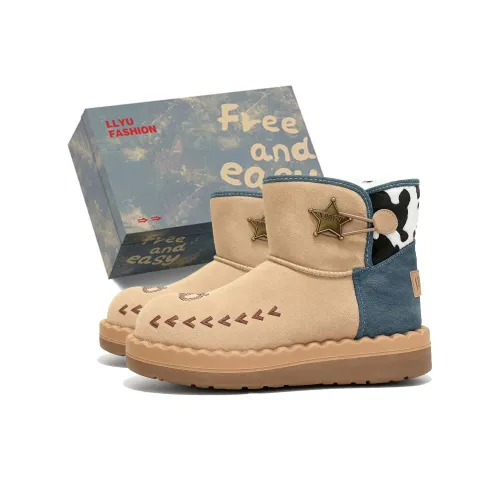 LELEYU Термический Увеличивающий Высоту Устойчивый к Износу Противоскользящий Короткий Снегокат Женские