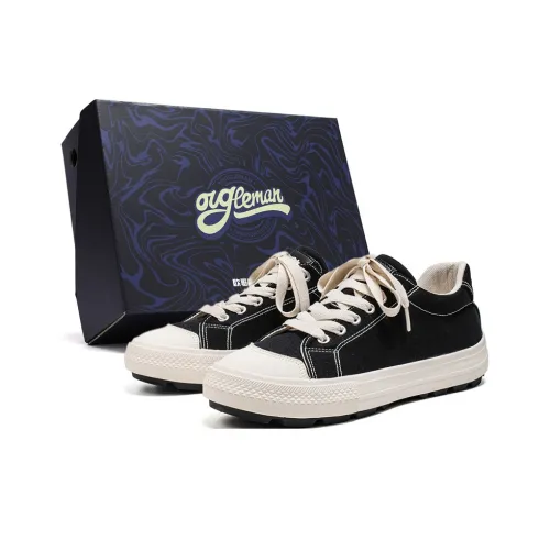 OUGLEMEN Обувь Износостойкая и Противоскользящая Низкие Кроссовки для Скейтбординга Мужские