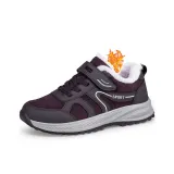 Женский, Черный кашемир из козы в темно-фиолетовом цвете