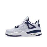 Белый темно-синий