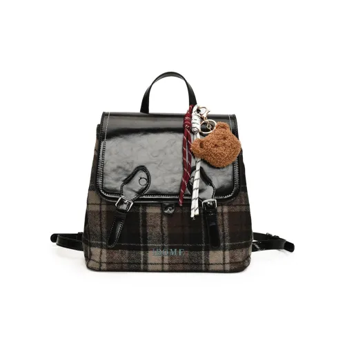 RIVMIND ПУ (полиуретан) Рюкзак Стандартный Женский Черный Кофейный