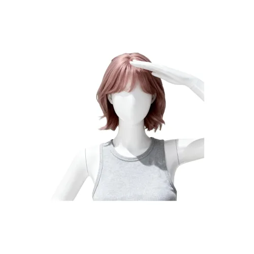 Gentle Welcome Перука Короткие волосы Женская Dreamy Pink Short Hair Everyday Lolita Полный комплект с челкой