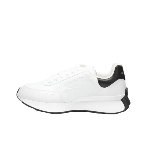 Alexander McQueen Sprint Runner Low Топ Повседневная обувь Мужская Белая