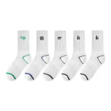 5 пачек (2 черных + темно-синий + темно-серый + зеленый)