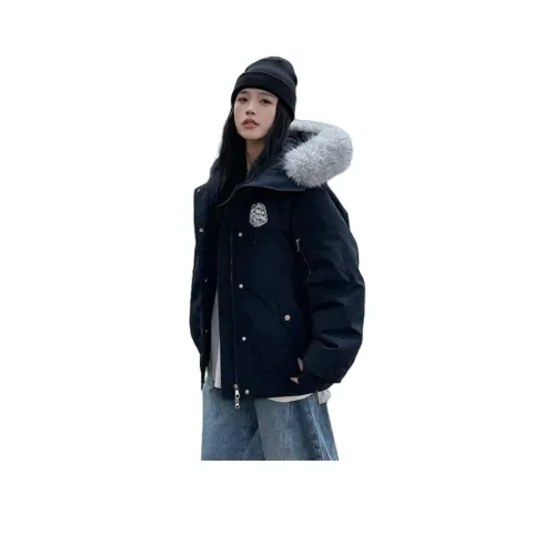 ZEKIKO STUDIO Хлопковый пуховик женский