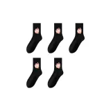 [5 пар] Черный