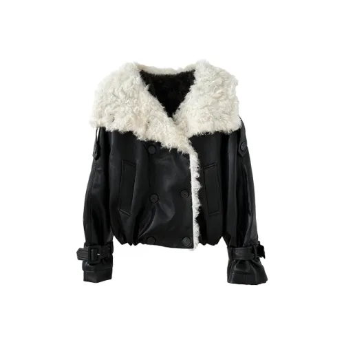 QIAOMONVHAI Вельвет Feel Пальто Женское