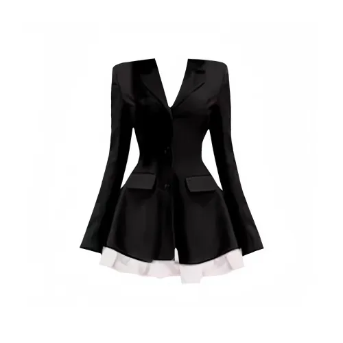 DTLUI Костюмное платье Женское Длинное с длинными рукавами Платья