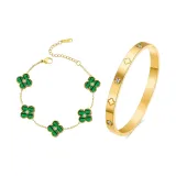 Четырехлистный клевер, одежда, наборы [зеленый]