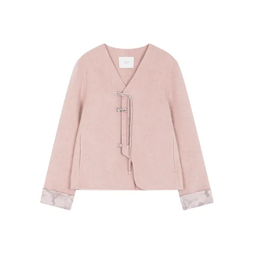 Mo Han Yi Mei Пальто Женское Розовое