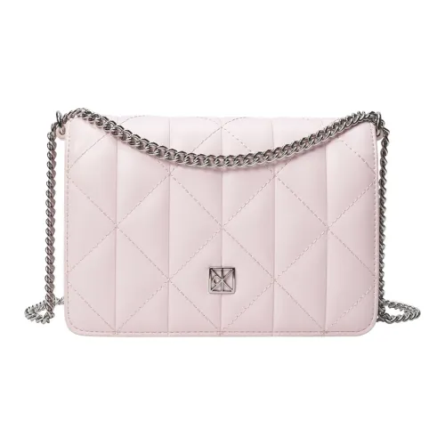 CALVIN KLEIN Синтетический материал Сумка через плечо Стандартная Женская Светлая Вишневый цветок Розовый