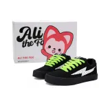 Обсидиан Черный (Фрукт Зеленый) (Включает 1 упаковку Черных Красных Шнурков)