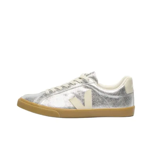 VEJA Esplar Low Топ Скейтборд Кроссовки Женские Silver