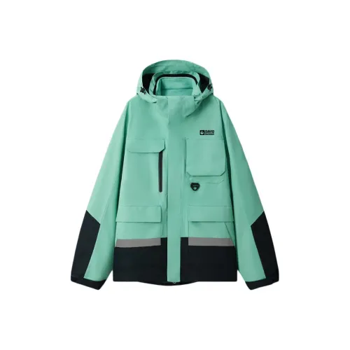 DAWEIBEIKEN Водонепроницаемый и Ветрозащитный для сохранения тепла Ветровка Унисекс