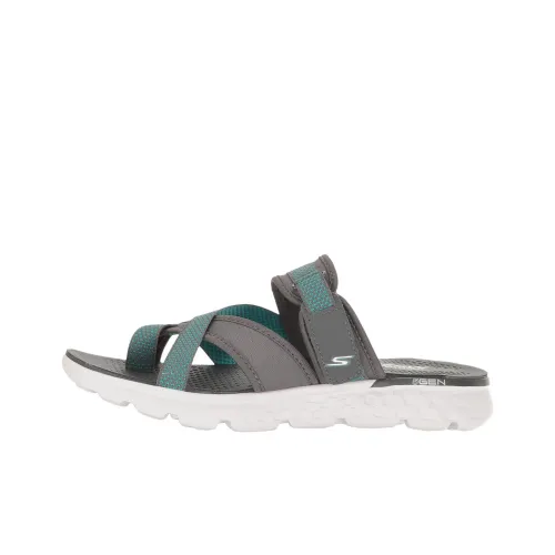 Skechers On The Go 400 Нет Особенный Эффект Шлепанцы Женские Серый Зеленый