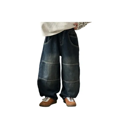 Marcolor Синий С флисовой подкладкой Штаны Школьный возраст Джинсы