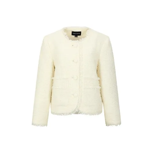 URBAN REVIVO Бежевый Желтый Женские Куртки