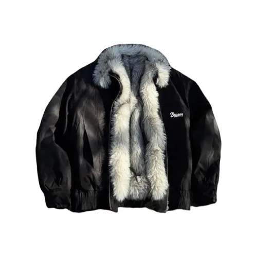 BAOZAN Черный [С подарками Съемный Бренд Брошь] Унисекс Пуховики