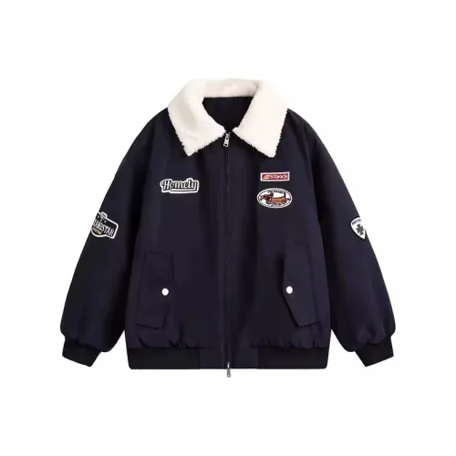 EFCR Темно-синий синий унисекс пуховики