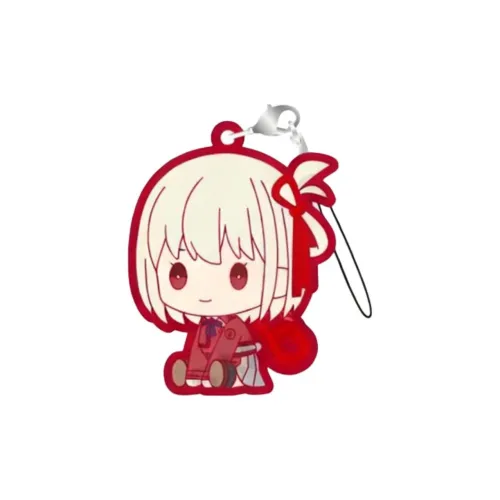 BUSHIROAD Ликорис Рикойл Тиби Мягкий винил Украшение 1000 Пакетов Счастливый Draw Целая коробка 7 шт