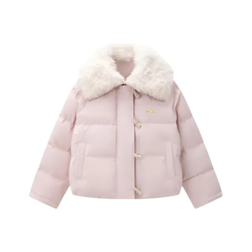 EFCR Розовый Женские пуховики