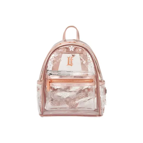 LOUNGEFLY ПВХ Рюкзак Мини Женский Розовый