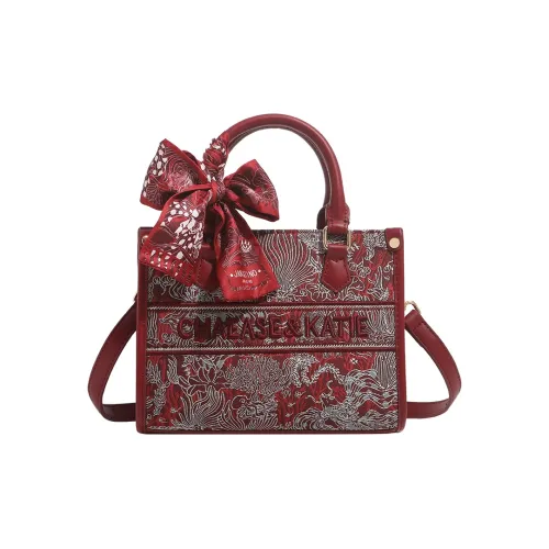 SMILE FOCUS Microfiber Synthetic Leather Bag Women's Burgundy