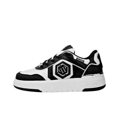 PHILIPP PLEIN Lo Топ Низкий Топ Скейтборд Кроссовки Унисекс Черный