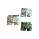 Цвет 1 6-Удобный 100% хлопок Группа F [3 упаковки Антибактериальный]