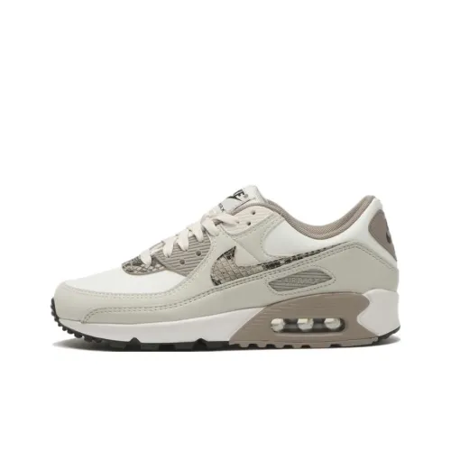Nike Air Max 90 Low Топ Беговые кроссовки Женские Розово-белый