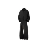 Черная куртка на флисовой подкладке + черные штаны на флисовой подкладке