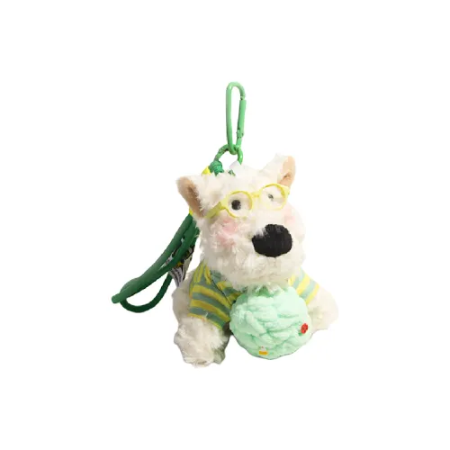 YIJIAAI Милый Little Щенок Вест-хайленд Мороженое Car Подвеска 12 см Длина корпуса