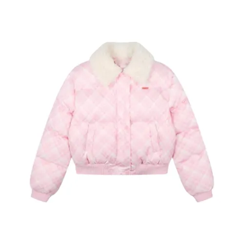 EFCR Розовый Женские пуховики