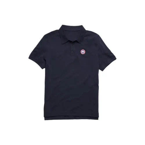 Canada Goose SS24 Polo Men's Azure Ocean Blue Канада Гуос SS24 Поло Мужской Азур Океан Синий