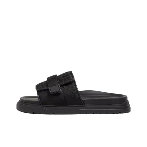 FENDI Шлепанцы Мужские Черные