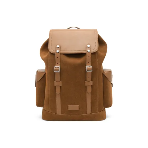 PEDRO Рюкзак из коровьей кожи стандартный мужской светлый умбра