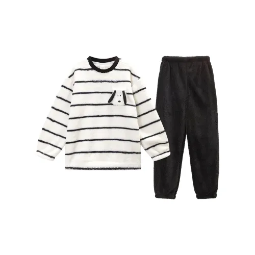 GUKOO X SNOOPY Пижамный комплект Мужской Айвори