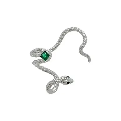 QINGCUIXIAOXI Сплав Нижняя заколка On Серьги Унисекс