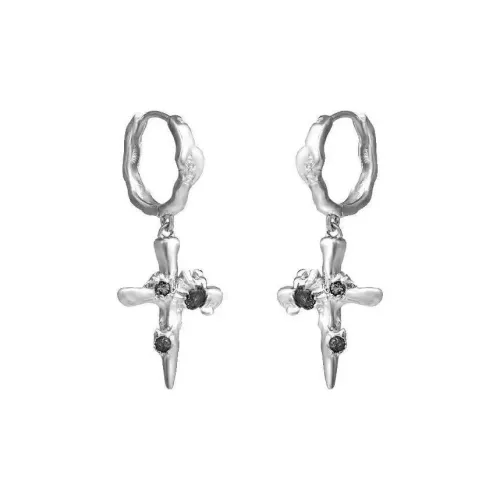 Серьги ZWU с цирконием женские