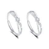 Наклонный ромб Бестия парные кольца