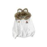 Белый с флисовой подкладкой