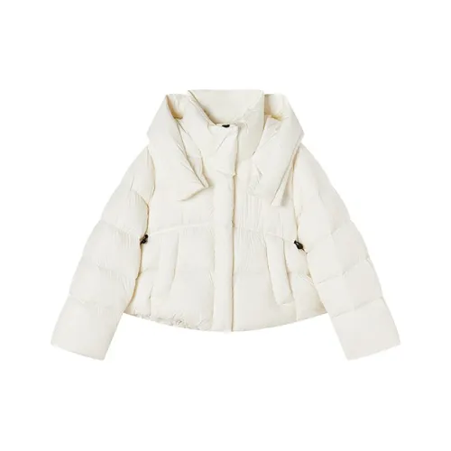 XIANGYING Белый Женский Пуховик