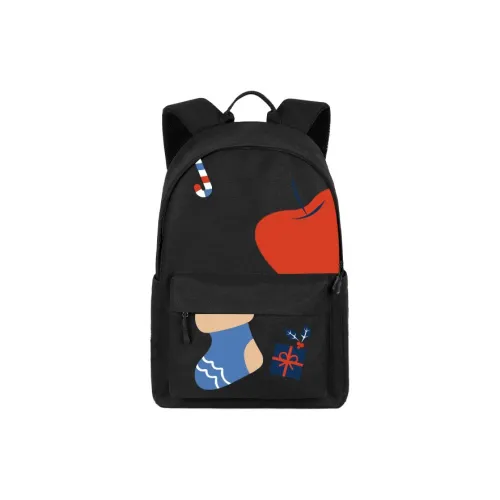 MIDIAN Christmas Collection Полиэстер Рюкзак Унисекс Черный