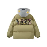 Оливково-зеленый [Серый с капюшоном] для эстетики многослойности